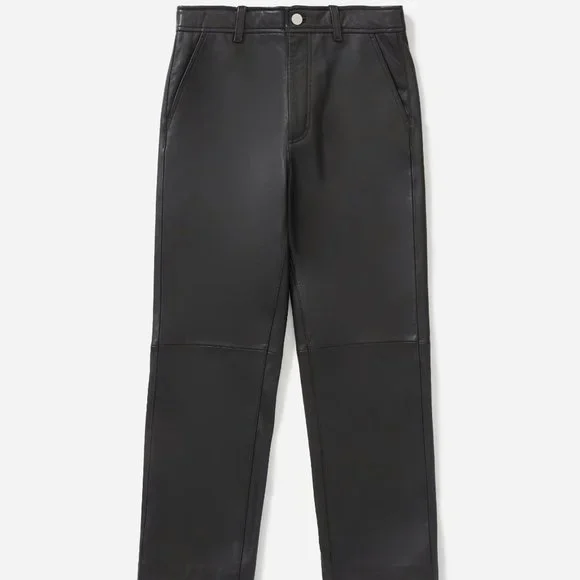NWOT Everlane The Leather Pant size 0 - Picture 3 of 6